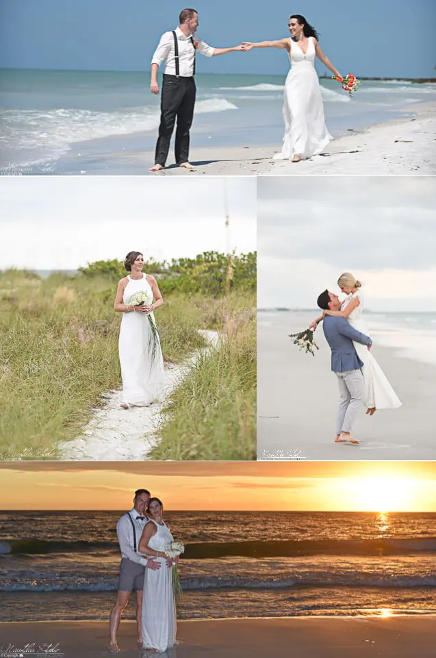 Foto von Paaren die ihre Hochzeit in Longboat Key feierten