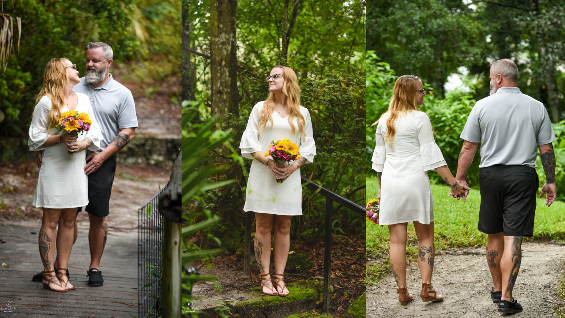Blitz Hochzeit in Florida, Fotos von kleiner Park Hochzeit in Marion County
