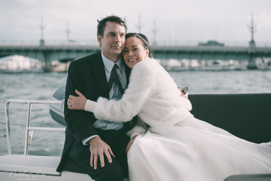 Segelboot Hochzeit in St. Augustine Florida – Heiraten zu zweit in Florida